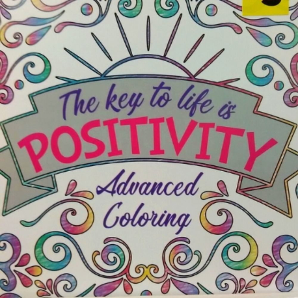 "Positivity !" advance coloring book